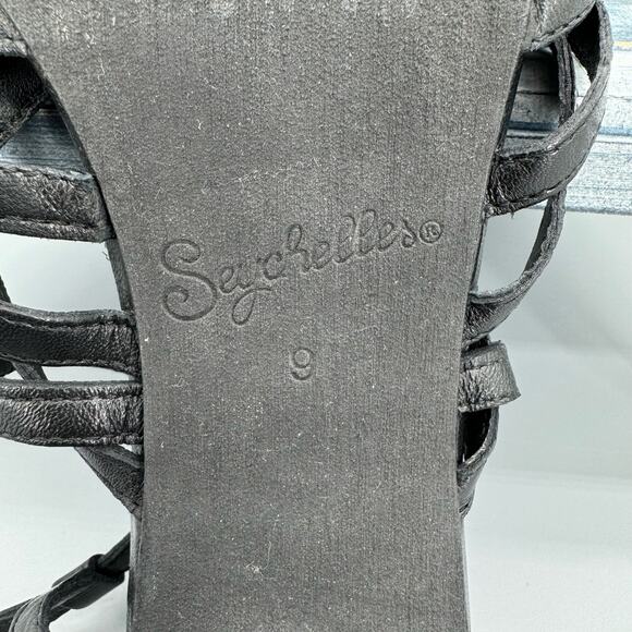 NEW Seychelles Women’s Charter Sandals Black Size 9 - Picture 5 of 10